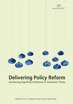 Delivering Policy Reform