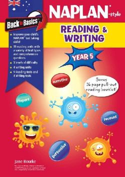 Back to Basics - Naplan-style Reading and Writing Year 5