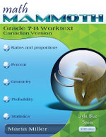 Math Mammoth Grade 7-B Worktext, Canadian Version