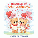 Ursuleți de Sfantul Valentin - Carte de colorat
