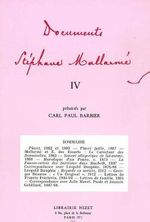 Documents Stephane Mallarme IV