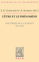 L'Etre Et Le Phenomene