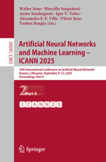 Artificial Neural Networks and Machine Learning – ICANN 2025