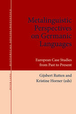 Metalinguistic Perspectives on Germanic Languages