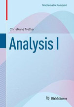 Analysis I