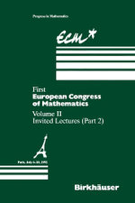 First European Congress of Mathematics Paris, July 6-10, 1992