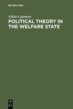 Political Theory in the Welfare State