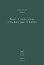 Noun Phrase Structure in the Languages of Europe