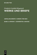 Apparat / Kommentar. Anhang