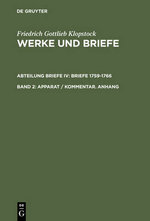 Apparat / Kommentar. Anhang