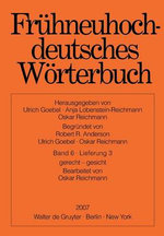 Frühneuhochdeutsches Wörterbuch