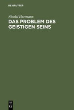 Das Problem Des Geistigen Seins