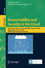 Accountability and Security in the Cloud