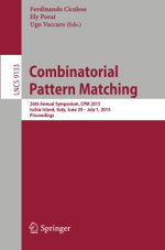 Combinatorial Pattern Matching