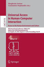 Universal Access in Human-Computer Interaction - Access to the Human Environment and Culture