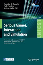 Serious Games, Interaction, and Simulation