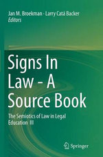 Signs In Law - A Source Book Signs In Law - A Source Book