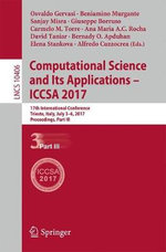 Computational Science and Its Applications - ICCSA 2017