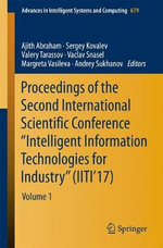 Proceedings of the Second International Scientific Conference Intelligent Information Technologies for Industry (IITI'17)