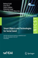 Smart Objects and Technologies for Social Good