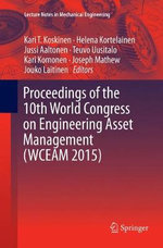 Proceedings of the 10th World Congress on Engineering Asset Management (WCEAM 2015)