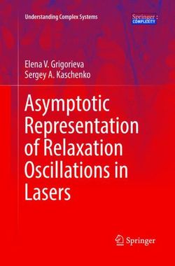 Asymptotic Representation of Relaxation Oscillations in Lasers