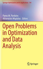 Open Problems in Optimization and Data Analysis