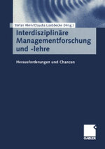 Interdisziplinaere Managementforschung und -lehre