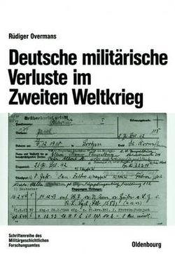 Deutsche Militärische Verluste Im Zweiten Weltkrieg