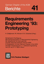 Requirements Engineering '93: Prototyping