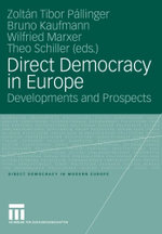 Direct Democracy in Europe