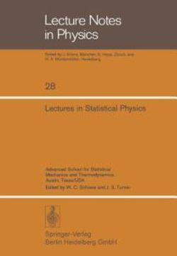 Lectures in Statistical Physics