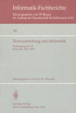 Textverarbeitung und Informatik