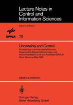 Uncertainty and Control