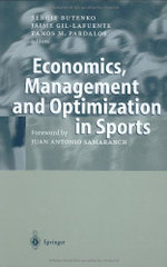 Economics, Management and Optimization in Sports