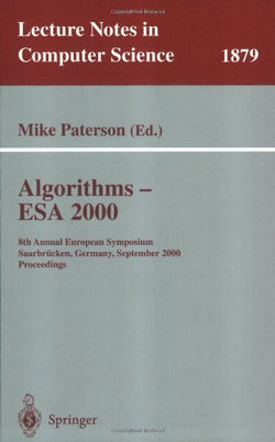 Algorithms - ESA 2000