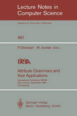 Attribute Grammars and their Applications