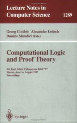 Computational Logic and Proof Theory
