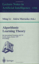 Algorithmic Learning Theory