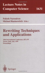 Rewriting Techniques and Applications