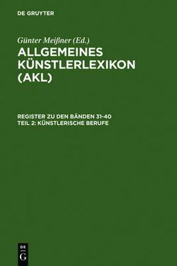Kuenstlerische Berufe