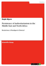 Persistence of Authoritarianism in the Middle East and North Africa