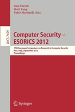 Computer Security -- ESORICS 2012