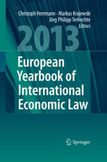 European Yearbook of International Economic Law 2013