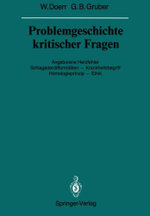 Problemgeschichte kritischer Fragen