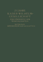 25 Jahre Kaiser Wilhelm-Gesellschaft