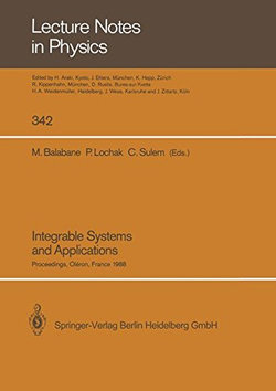 Integrable Systems and Applications