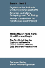 Die Schlüpfdrüse der Geburtshelferkröte (Alytes O. Obstetricans [LAURENTI]) und Anderer Froschlurche