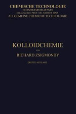 Kolloidchemie ein Lehrbuch