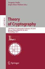 Theory of Cryptography